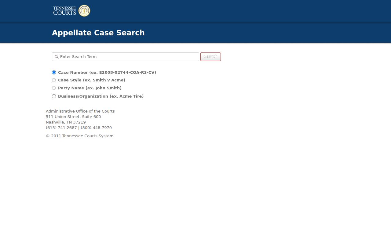 Tennessee appellate search for a Cheatham County appeal